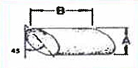 Ceramic FC Degree Angle Cut Cylinders - 2