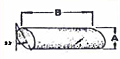 Ceramic 22 Degree Angle Cut Cylinders - 2